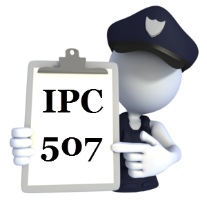 Indian Penal Code IPC-507