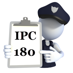 IPC 180 Indian Penal Code IPC-180