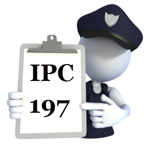 Indian Penal Code IPC-197